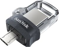 SanDisk Ultra Dual m3.0 Clé USB - 256 Go - USB Type-A / Micro-USB 3.2 Gen 1 (3.1 Gen 1)