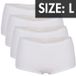 Triumph 4P Molly Maxi Weiß Baumwolle Damen