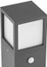 Lucande - Padverlichting, zuillampen - 1licht - Gegoten aluminium, polycarbonaat - H: 65 cm - E27 - donkergrijs