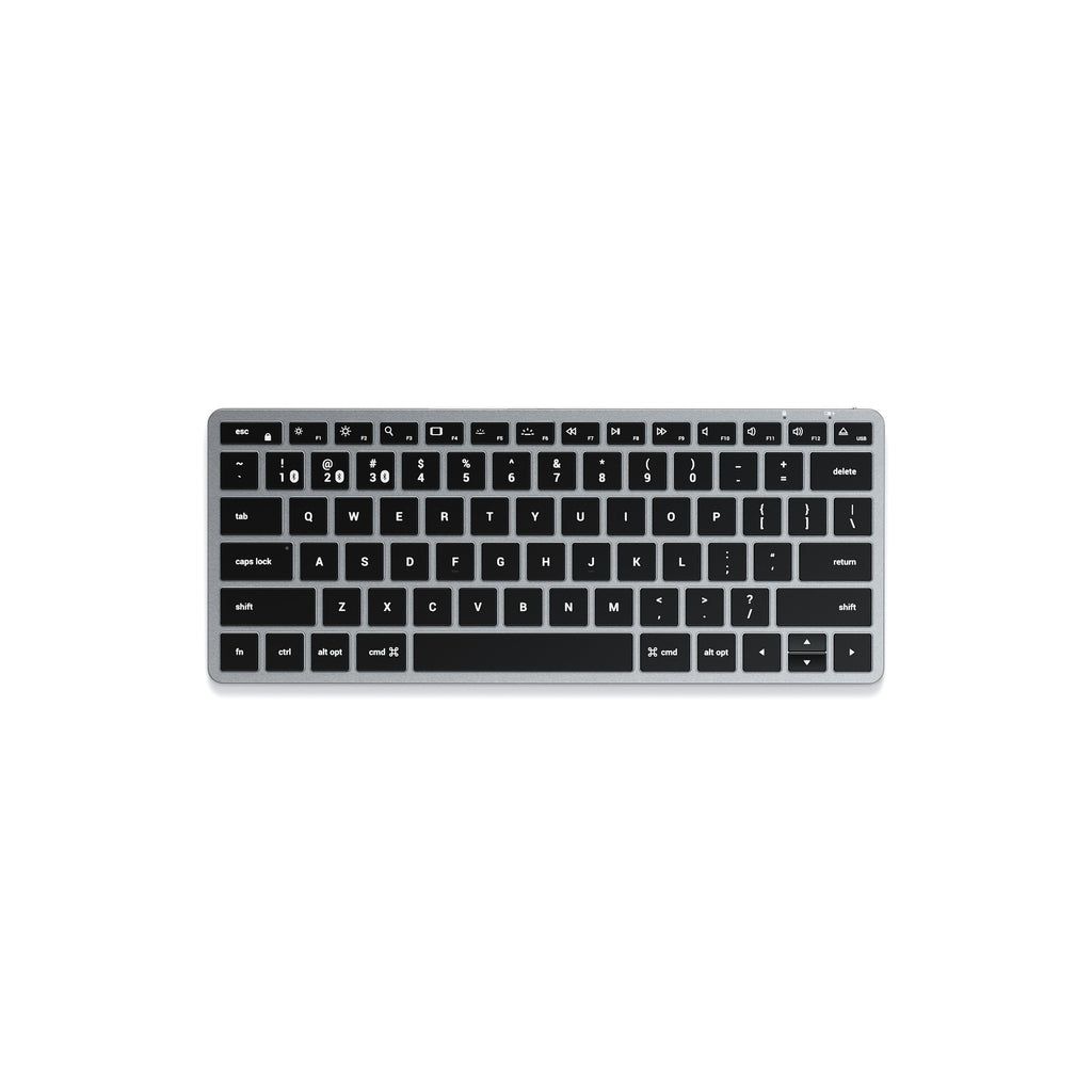 Satechi Slim X1 - Bluetooth Toetsenbord - QWERTY - Zwart/Grijs