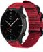 Strap-it Nylon Smartwatch bandje - Geschikt voor Amazfit GTR 2 - Rood