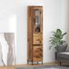vidaXL Hoge kast, gerecycled hout, 34,5 x 34 x 180 cm, houtvezel