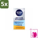NIVEA MEN - Active Energy - Wake-up Gezichtsgel met Cafeïne - 50 ml - Bulkverpakking