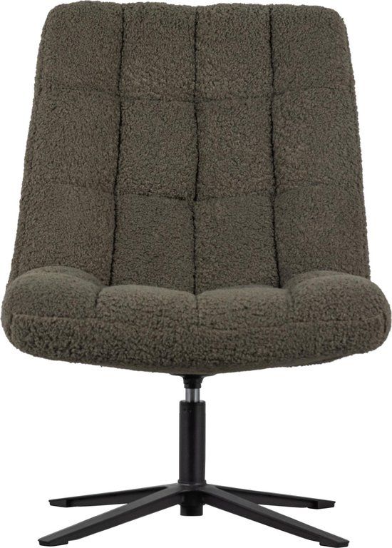 WOOOD Job Draaifauteuil - Teddy - Groen