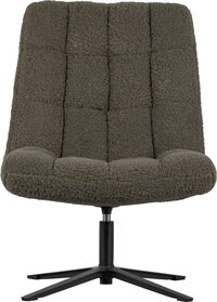 WOOOD Job Draaifauteuil - Teddy - Groen