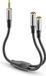 sonero S-ACA001 audio kabel 0,2 m 3.5mm 2 x 3.5mm Zwart