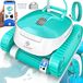 KESSER® Robot de piscine pour sol et mur, aspirateur de piscine jusqu'à 100m² de piscines et nettoyage puissant, nettoyeur de piscine entièrement automatique avec fonction d'application et module de contrôle, y compris couverture, mécanisme d'escalade
