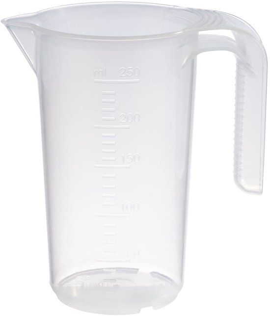 APS Maatbeker - Mengbeker - Vaatwasserbestendig - Kunststof - 0,25 Liter - Voor Horeca
