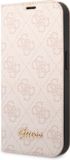 Guess 4G Book Case - Geschikt voor Apple iPhone 14 Plus (6.7") - Roze