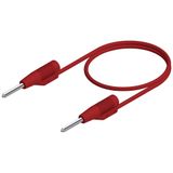 SKS Hirschmann Test & Measurement Hirschmann Test & Measurement MVL 2/50 rt Meetsnoer Stekker 2 mm Stekker 2 mm 0.50 m Rood 1 stuk(s)