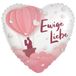 Riethmüller Premium folieballon hart - luchtballon hart - eeuwige liefde - GER folieballon verpakt 45 cm - geschikt voor helium - Riethmüller party decoratie reuzenballon