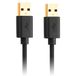 deleyCON USB 2.0-A Kabel - 3m - Zwart