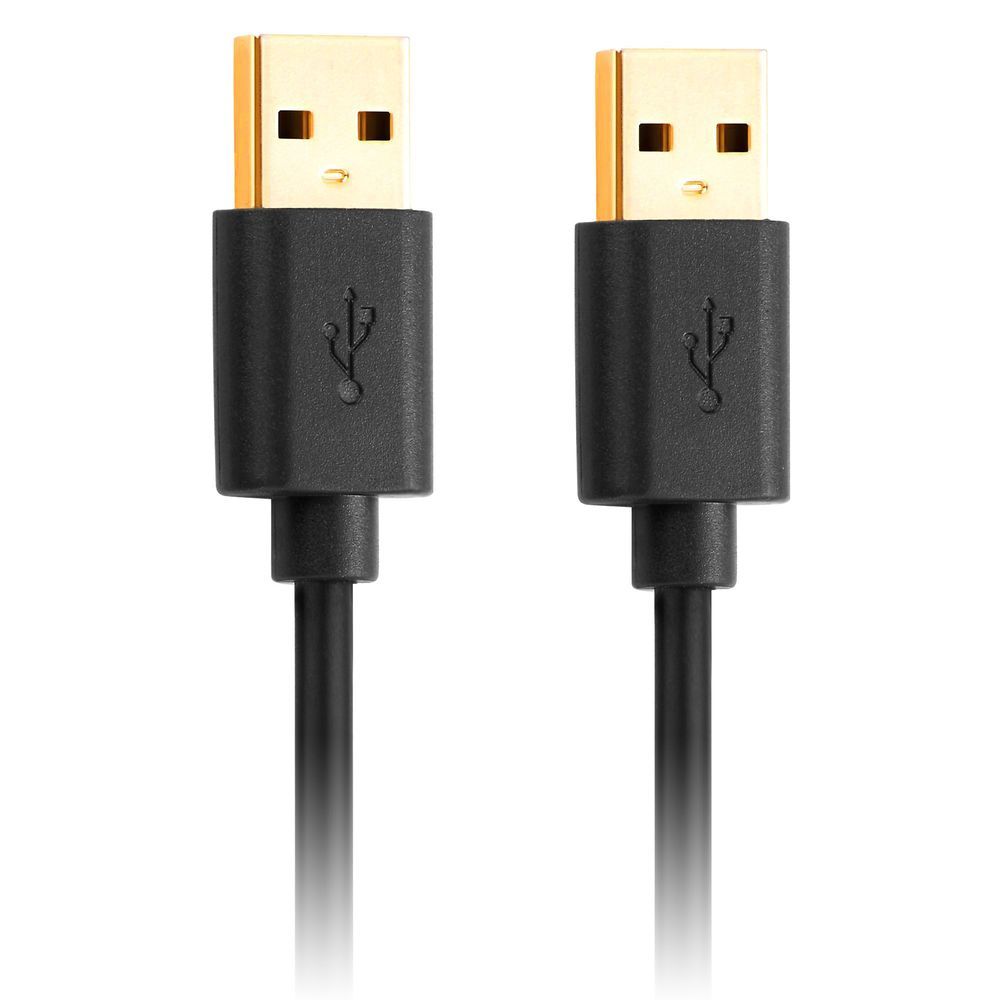 deleyCON USB 2.0-A Kabel - 3m - Zwart
