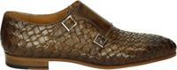 Magnanni 25667 Gespschoenen Nette Herenschoenen Heren Veterschoen - Bruin - Maat 43.5