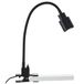Brilliant BRILIANT LED klemlamp in zwart met flexibele arm & tuimelschakelaar