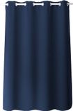 HomeMaison Verduisteringsgordijn met 8 ogen, marineblauw, polyester, gordijnrails, gordijnroede, inbetween gordijn
