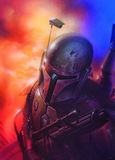 Komar Wandafbeelding | Star Wars Classic Mandalorian | kinderkamer, jeugdkamer, decoratie, kunstdruk | zonder lijst | WB105-50x70 | grootte: 50 x 70 cm (breedte x hoogte)