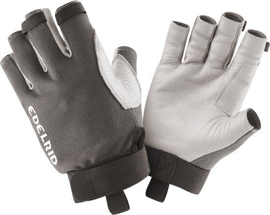 Edelrid Work Open II Handschoenen - Grijs - Unisex - Maat XS