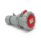 Industriële contactdoos met CEE-afdekking, 5-polig, 400V/16A, voor buitengebruik, schroefverbinding, waterdicht IP67