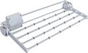 Emuca Pantalonhanger uitschuifbaar lateraal voor kast, 460 mm, Staal en kunststof, Metallic grijs