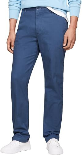 Tommy Hilfiger Heren Mercer Essential Twill Chino Broek - Blauw - 32W/34L