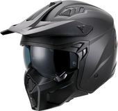 Vito Jet Predator helm mat noir S