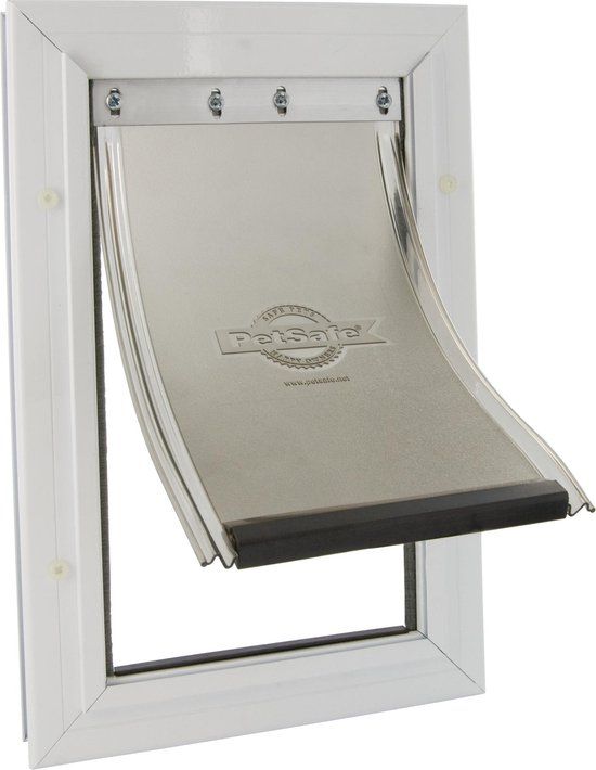 Staywell PetSafe Aluminium Deur Wit/Transparant
