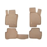 OMAC 7542444BG Ensemble de tapis de sol beige, ETP (élastomère thermoplastique)