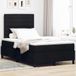 Maison Exclusive - Boxspringbed met matras met LED zwart 120 x 190 cm stof