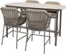 4 Seasons Outdoor Manolo Capalbio high dining tuinset 180x90xH90 cm 5 delig keramiek terre