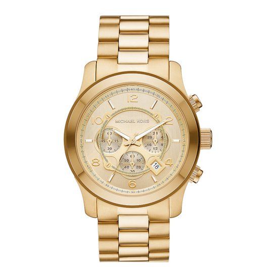 Michael Kors MK9074 Herenhorloge 45 mm Goudkleurig Staal Quartz
