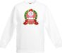 Bellatio Decorations Shoppartners Bv Kerst sweater / Kersttrui voor kinderen met eenhoorn print - wit - jongens en meisjes trui 152/164