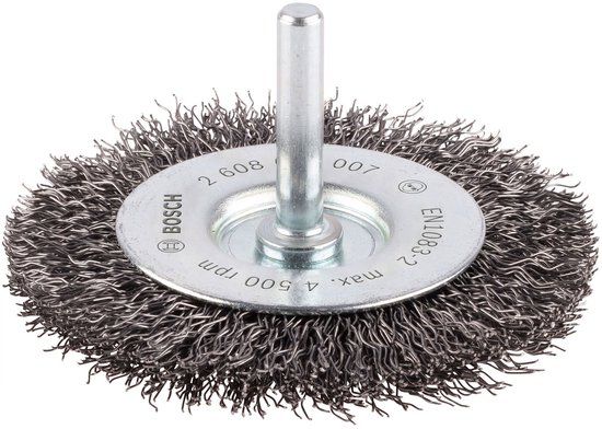 Bosch 6MM SCHIJFBORSTEL 75 GEGOLFD 0.3 STAAL