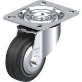 Blickle L-VPP 80G-FA Zwenkwiel Wieldiameter: 80 mm Draagvermogen (max.): 50 kg 1 stuk(s)