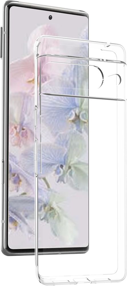 BIGBEN Connected SiliSoft Hoesje voor Google Pixel 7 Pro - Transparant