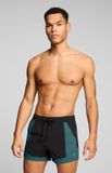 Puma Maillot de bain Hommes Short Crinkle Colour Block Noir / Menthe Jelly-XXL
