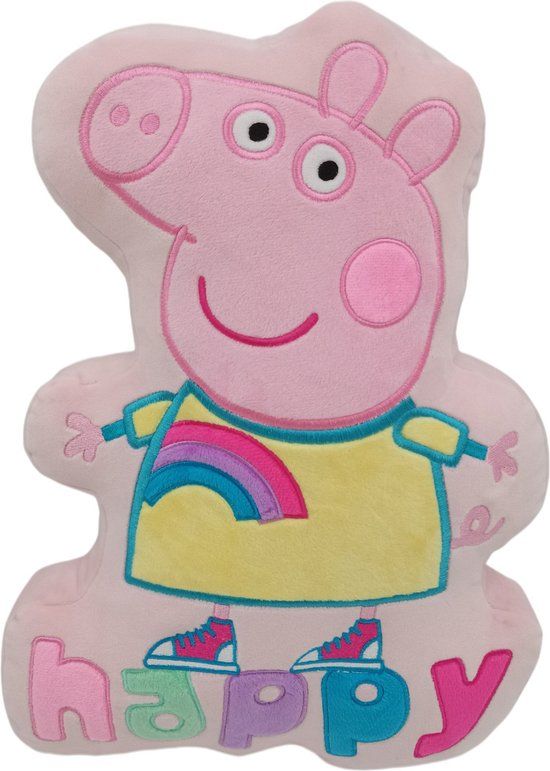 4KidsOnly Peppa Pig gevormd kussen