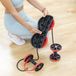 InnovaGoods Abdominal Roller with Rotating Discs, Elastic Bands and Exercise Guide
