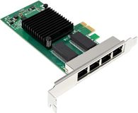 InLine Quad Gigabit netwerkkaart, 4x RJ45 1 Gb/s, PCIe x1