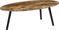 en.casa Salontafel Viborg ovaal 109,5x59,5x39,5 cm houtkleurig zwart