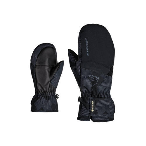 Ziener Ziener skihandschoenen Levin GTX Mitten zwart/grijs