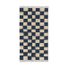 Ferm Living Tapis en coton Mara 80x150 cm Bleu profond-Sable chaud