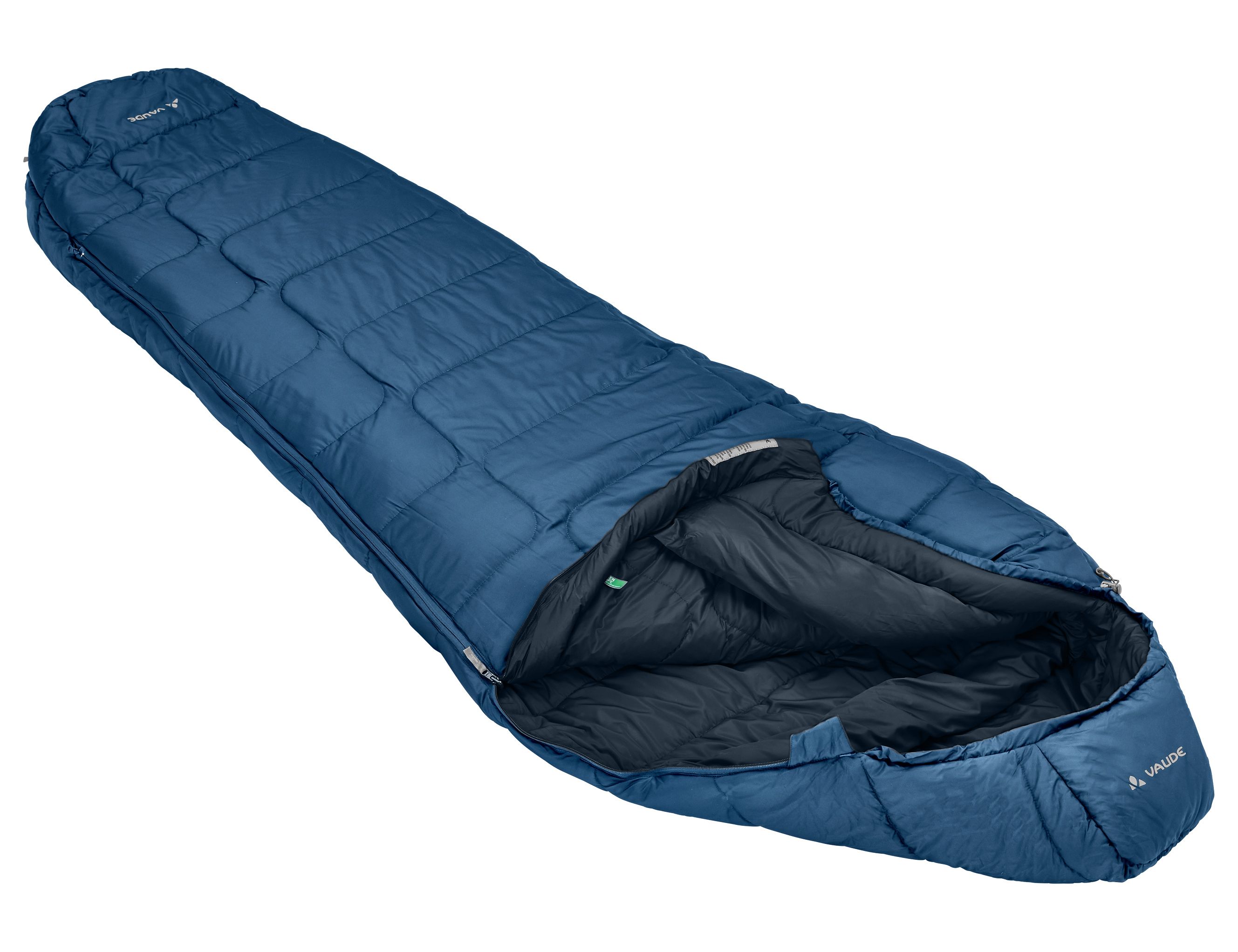 VAUDE Sioux 800 XL Syn Slaapzak - Blauw - Left Zipper - 2023