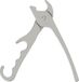 Merkloos Premium Pizza Pan Gripper 20cm - Fonte Brossé Gris