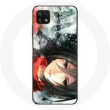 Maniacase Hoesje voor Samsung Galaxy A22 5G Mikasa Ackerman Aanval van de Titanen Anime