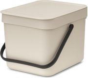 Brabantia Sort & Go Prullenbak - 6 l - Soft Beige