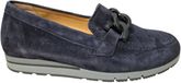 Gabor Dames Loafers Blauw Suède