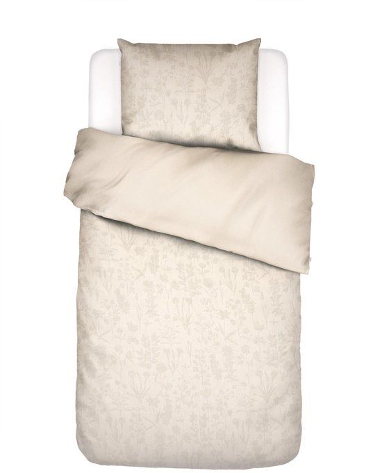 Essenza Maribel Dekbedovertrek Oatmeal - Eenpersoons – 140x200/220 cm