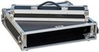 JVCase Rack Case 2U Aluminium Zwart Staal Hout