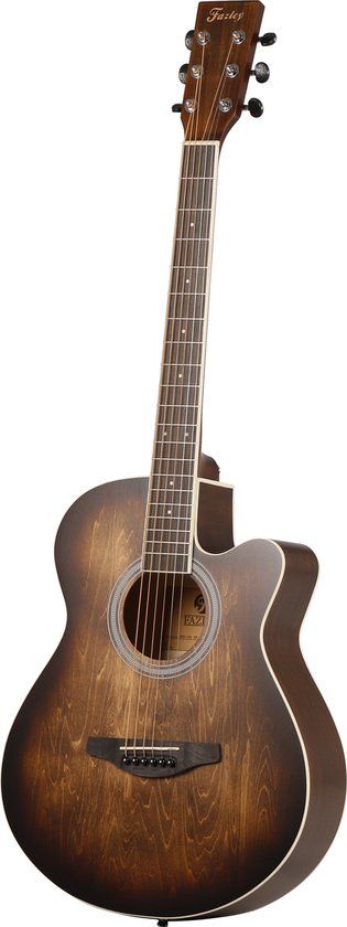 Fazley W55-COL-BR ColourTune Western Gitaar - Bruin